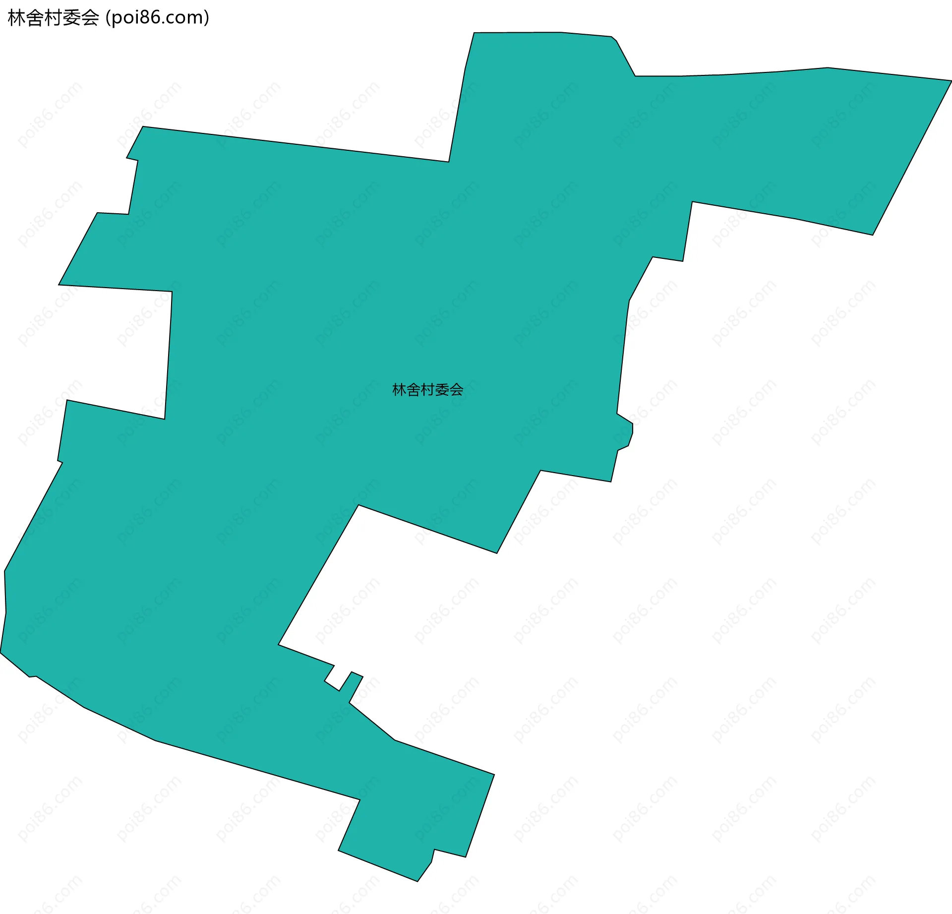 林舍村委会边界地图