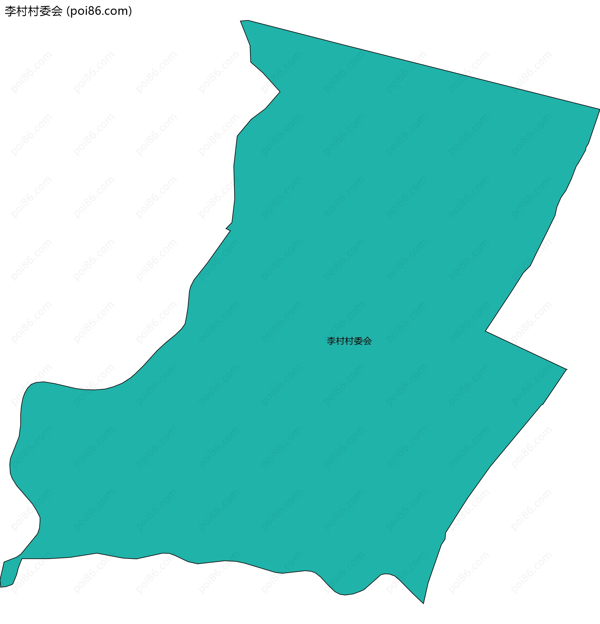 李村村委会边界地图