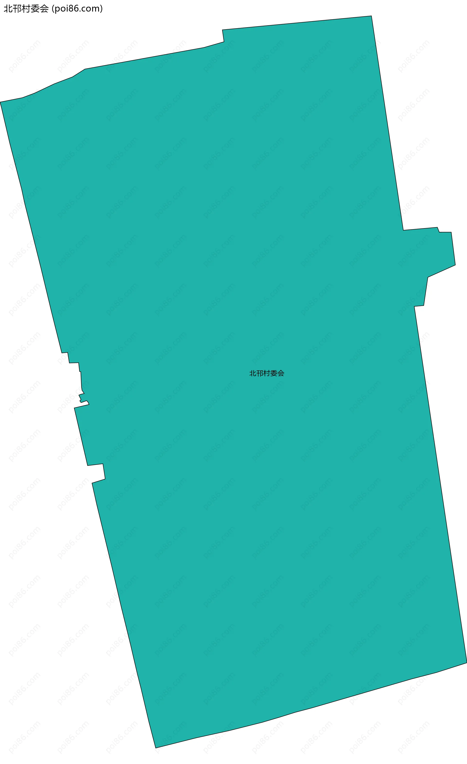 北邗村委会边界地图