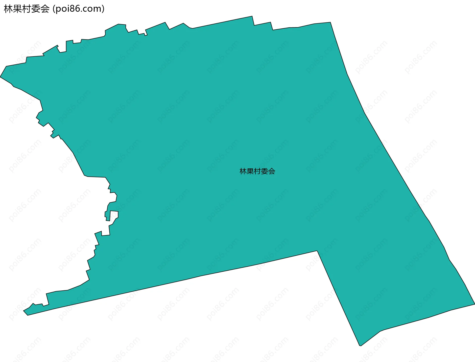 林果村委会边界地图