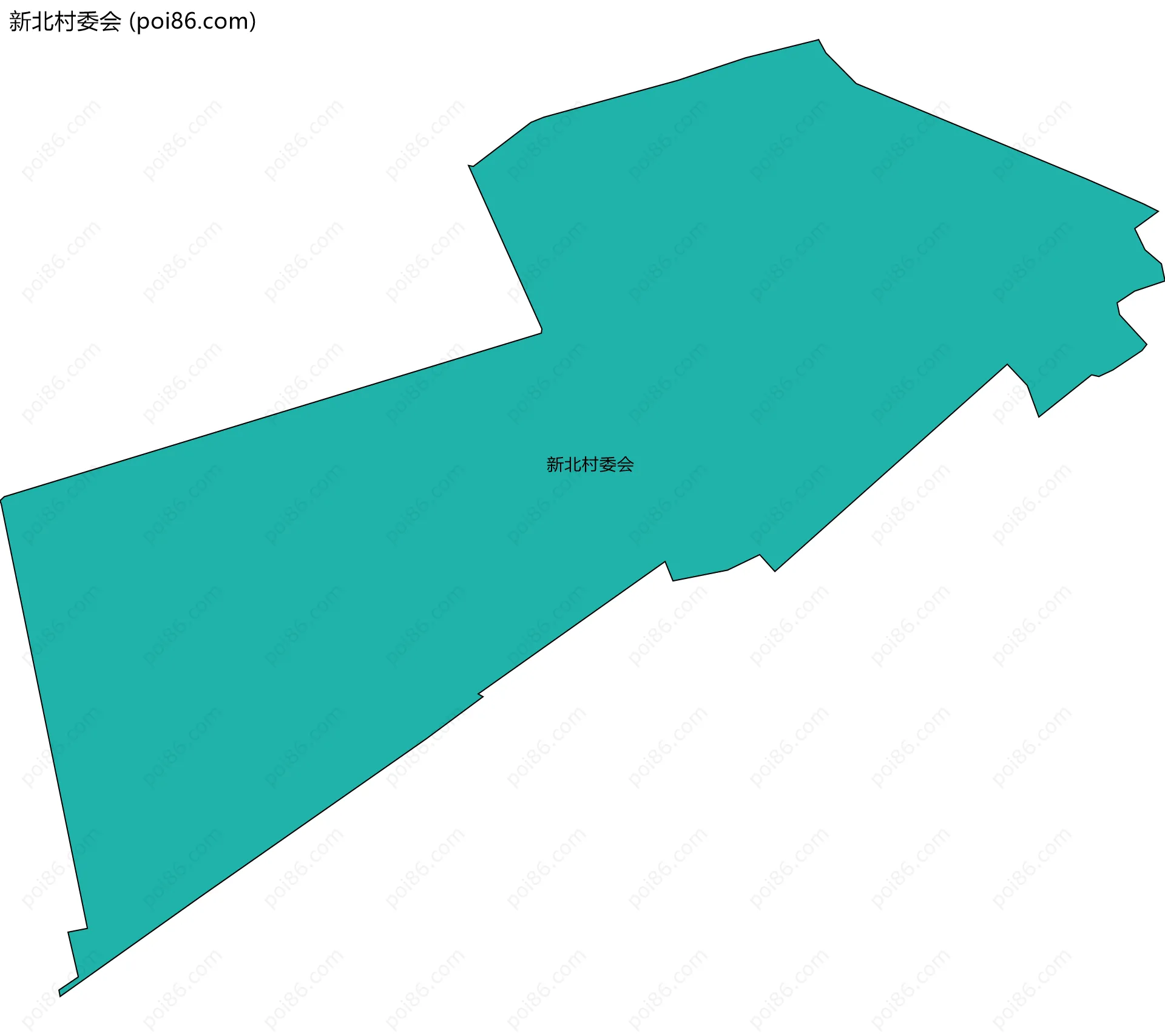 新北村委会边界地图