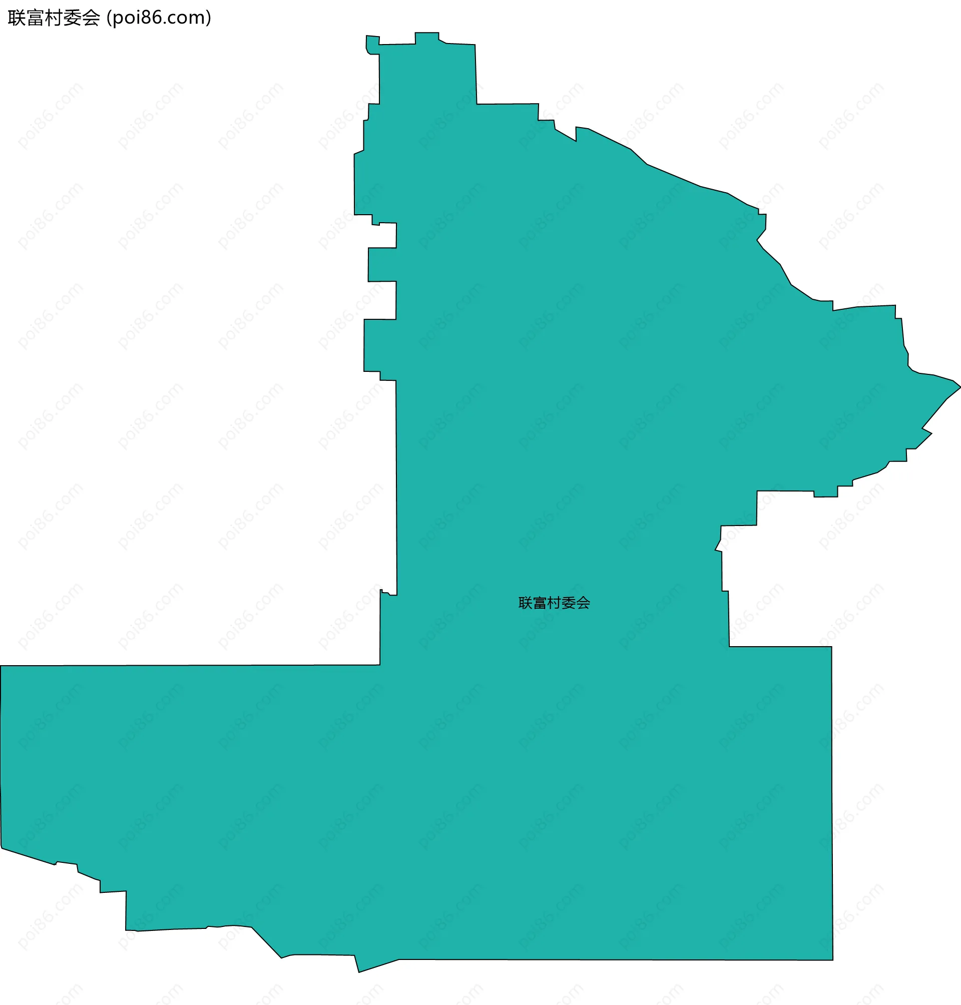 联富村委会边界地图