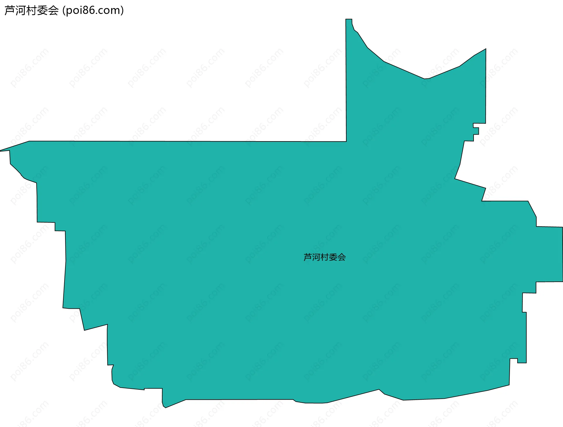 芦河村委会边界地图