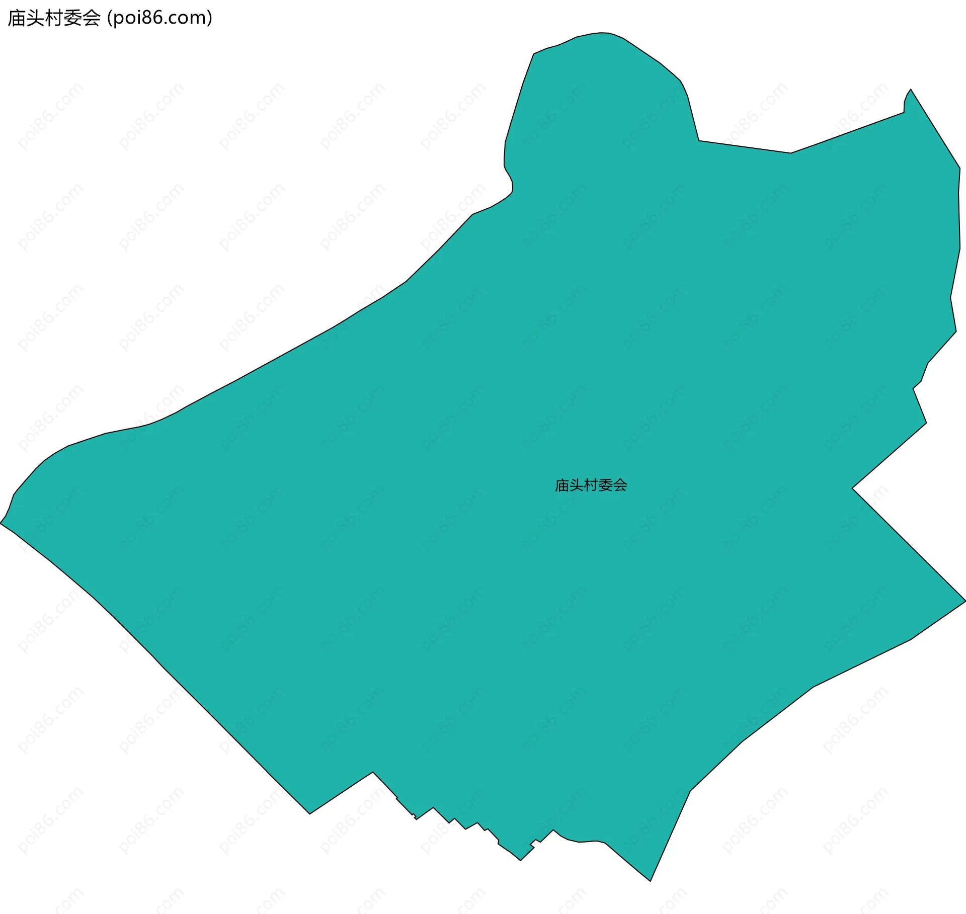 庙头村委会边界地图