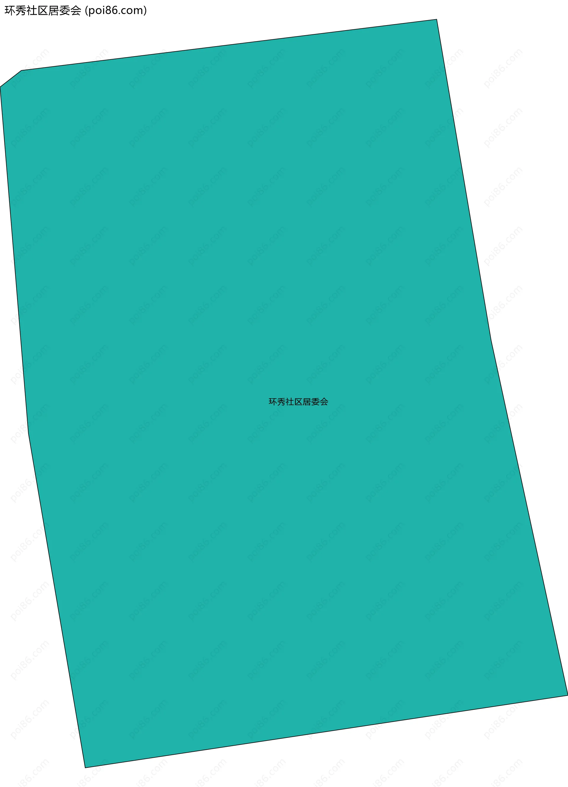 环秀社区居委会边界地图