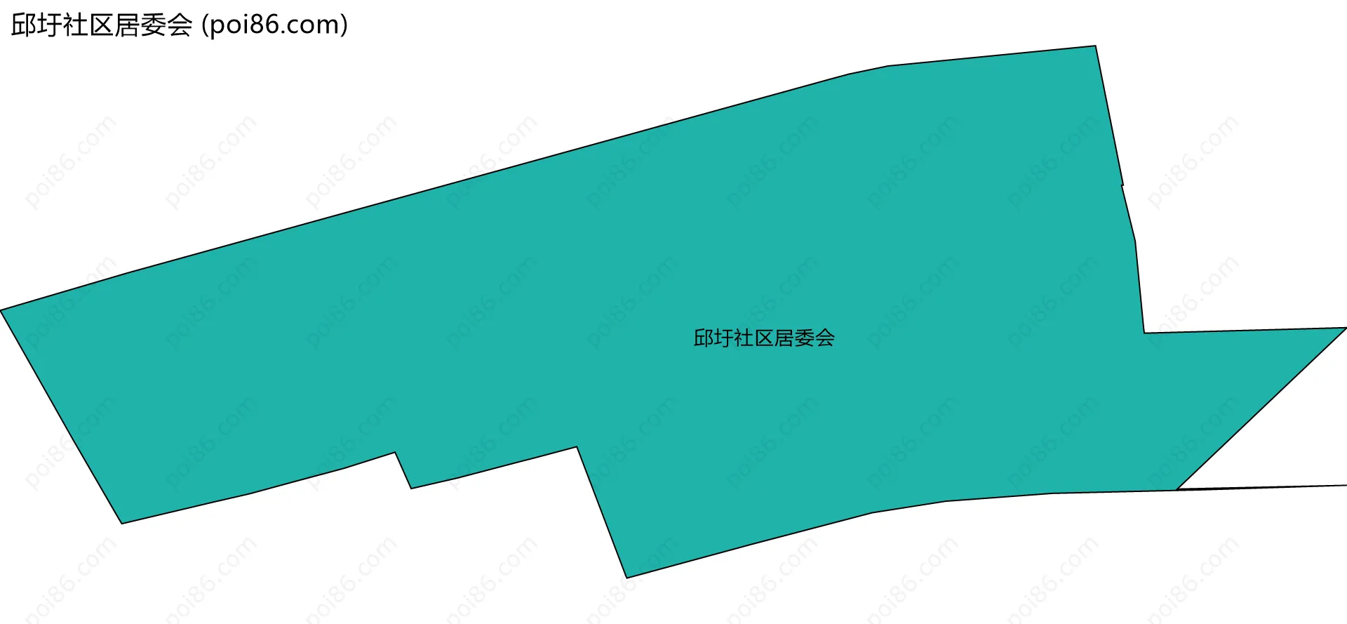 邱圩社区居委会边界地图