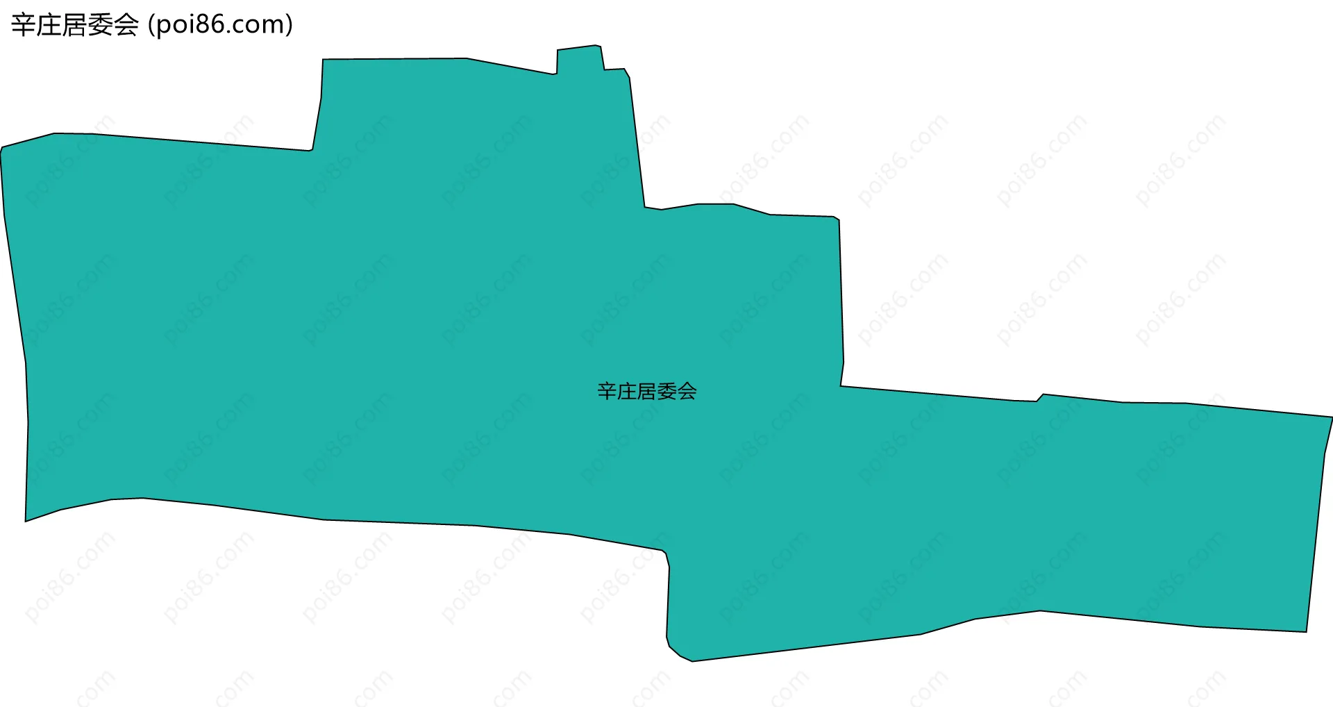 辛庄居委会边界地图