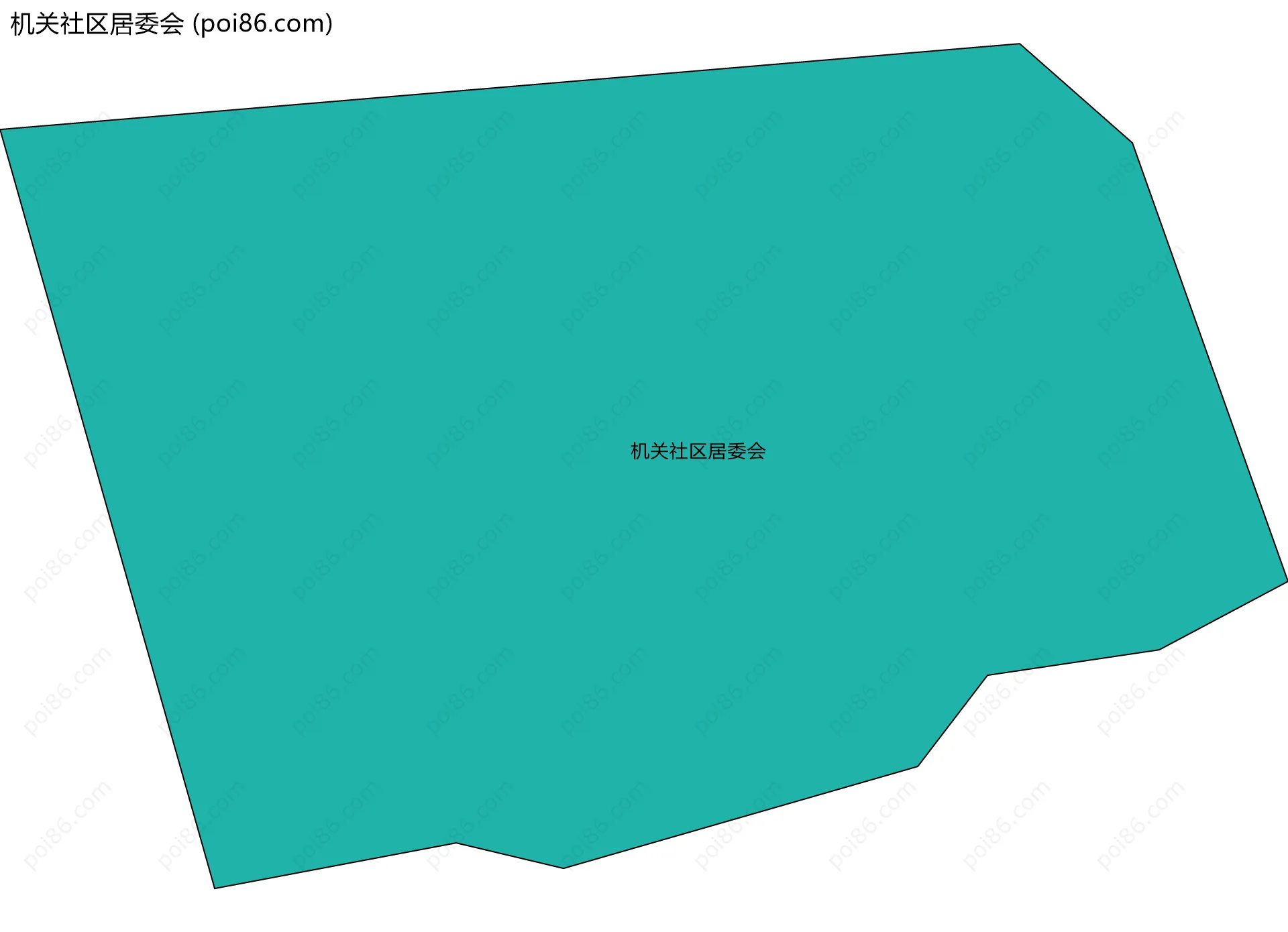 机关社区居委会边界地图