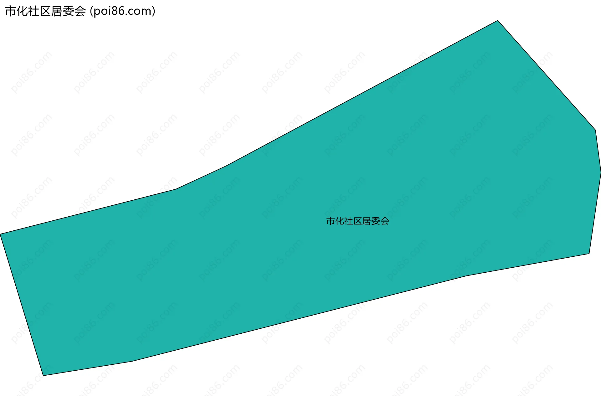 市化社区居委会边界地图