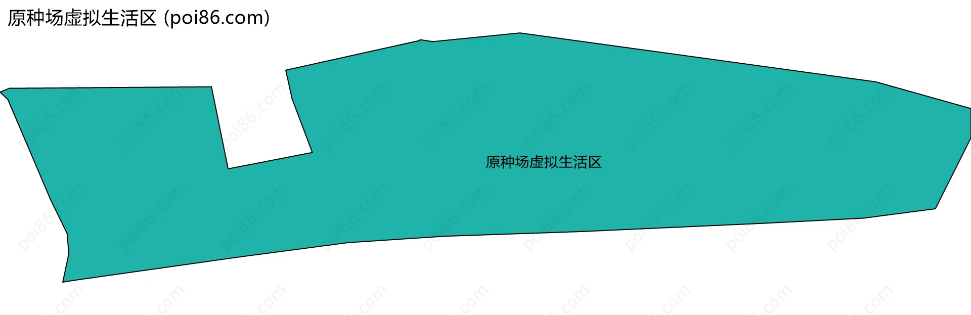 原种场虚拟生活区边界地图