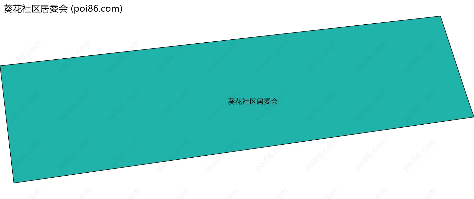 葵花社区居委会边界地图