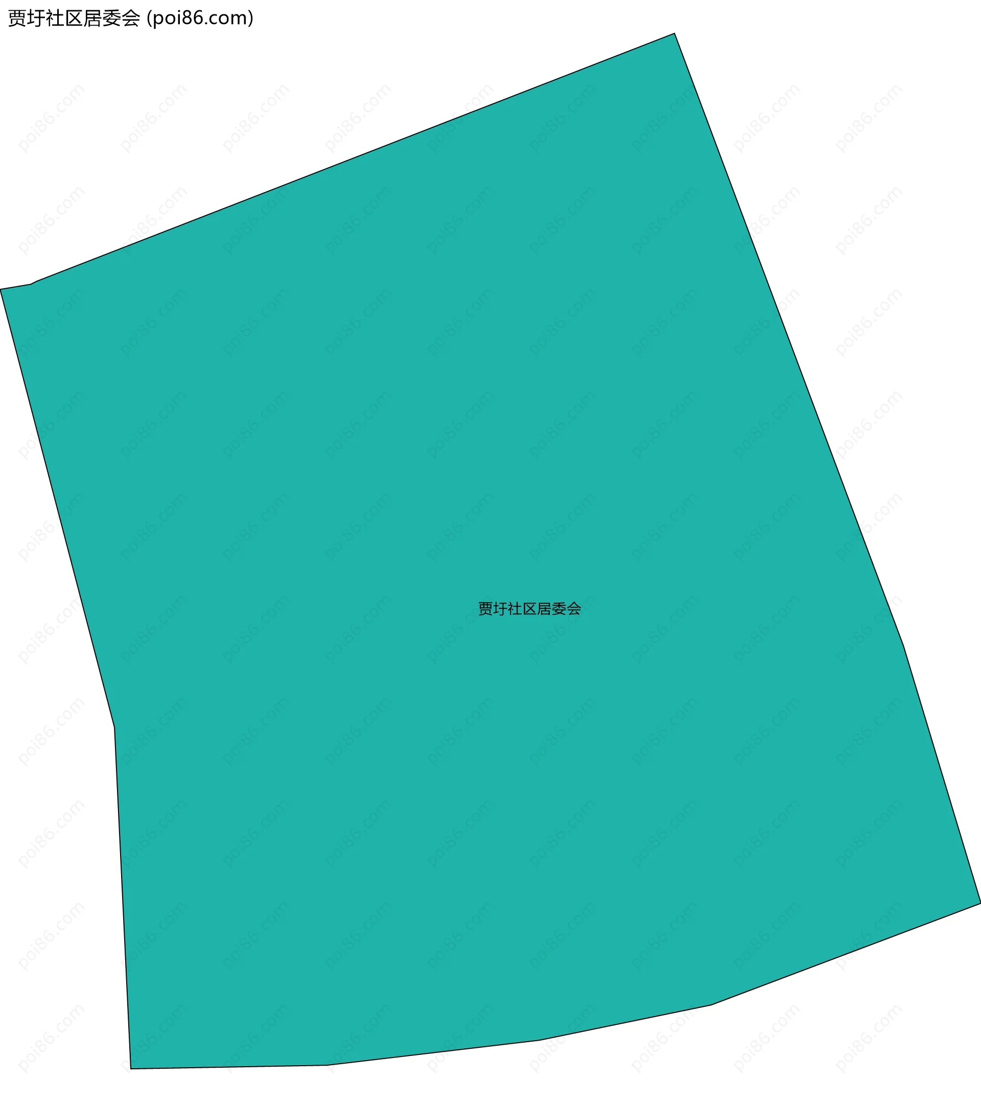 贾圩社区居委会边界地图