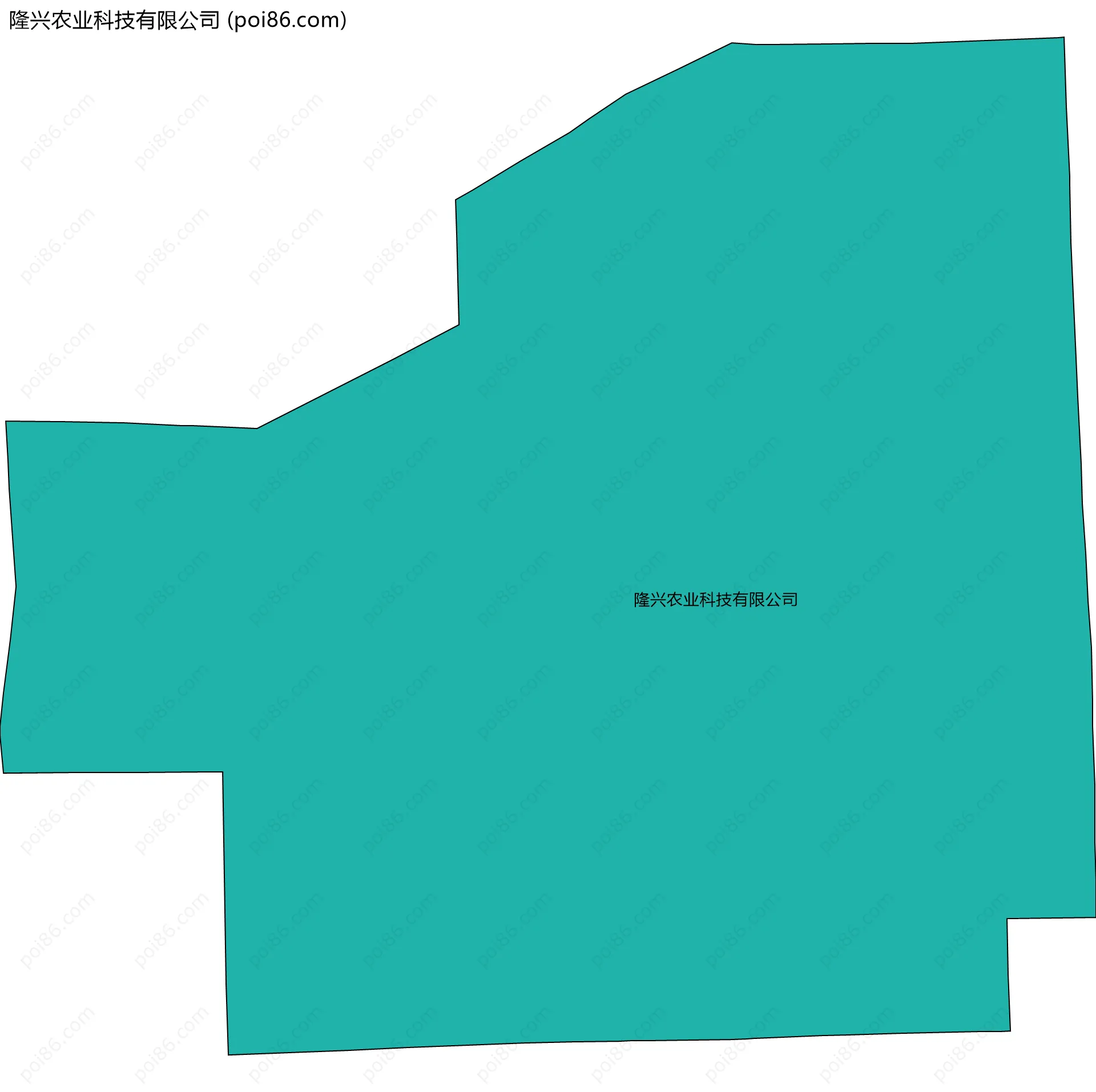 隆兴农业科技有限公司边界地图