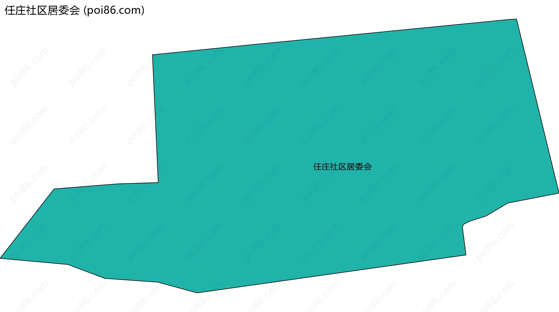 任庄社区居委会边界地图