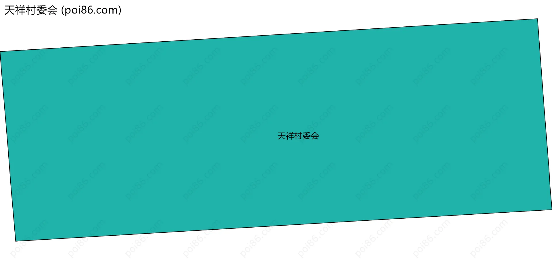 天祥村委会边界地图