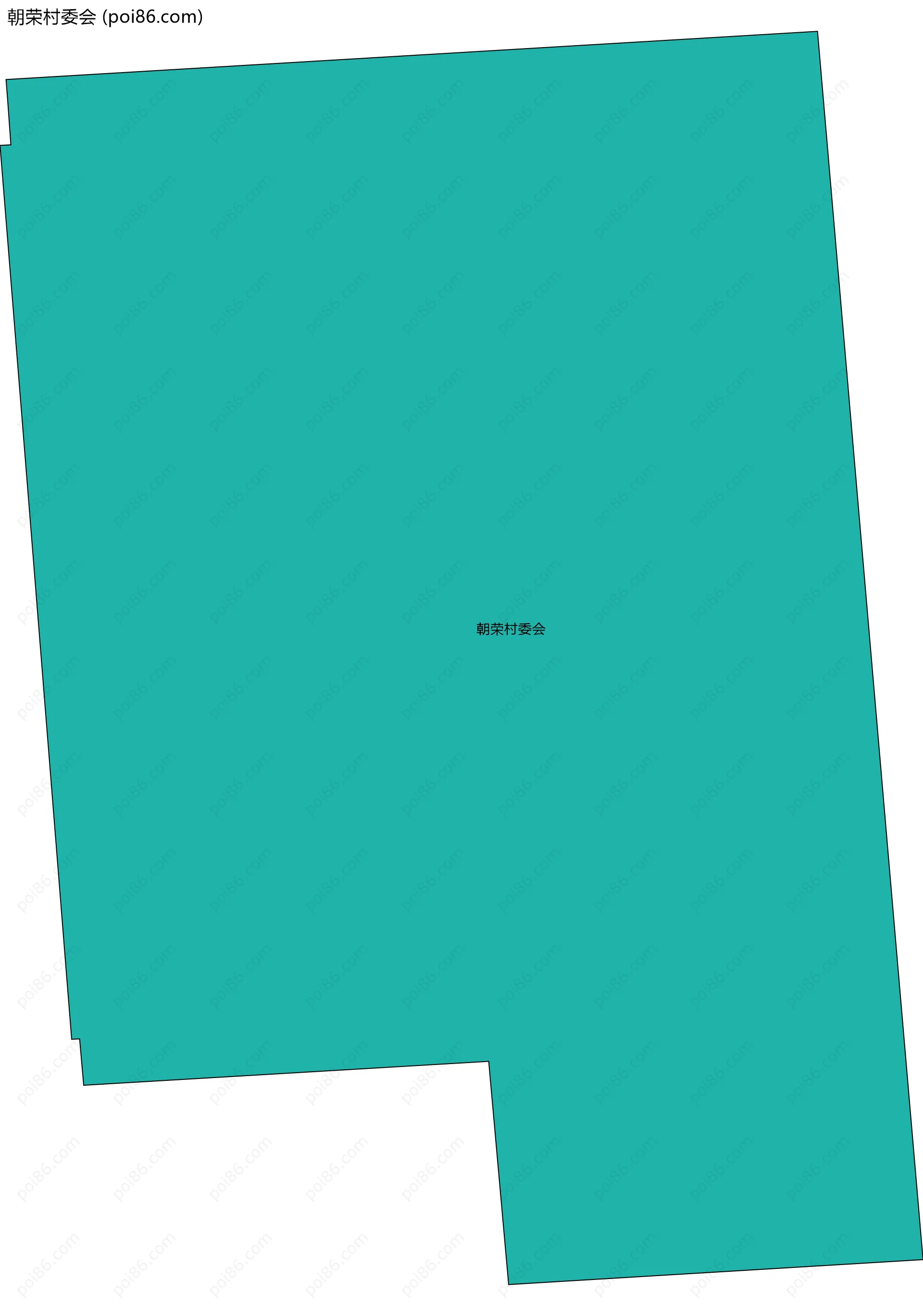 朝荣村委会边界地图