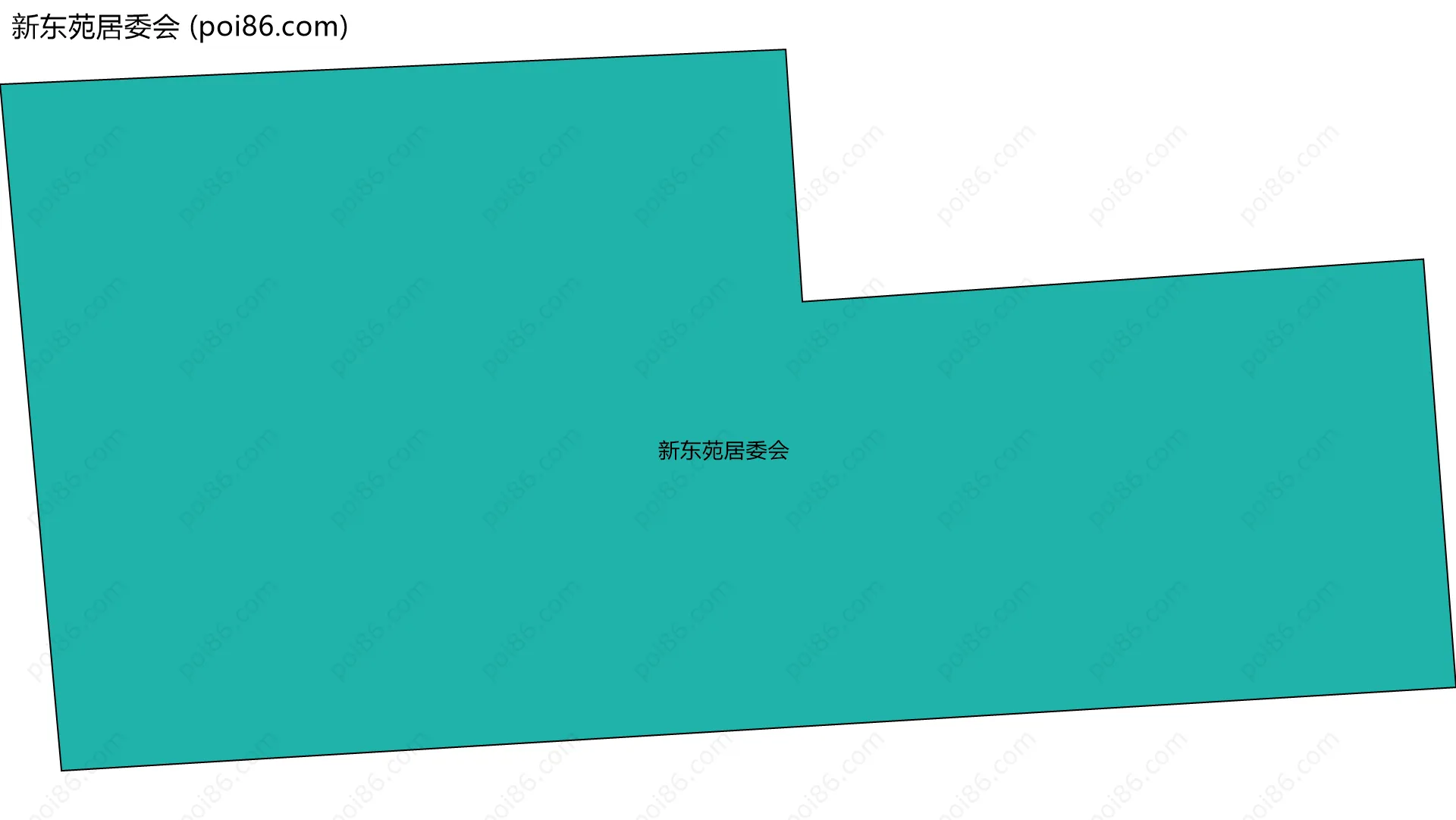 新东苑居委会边界地图