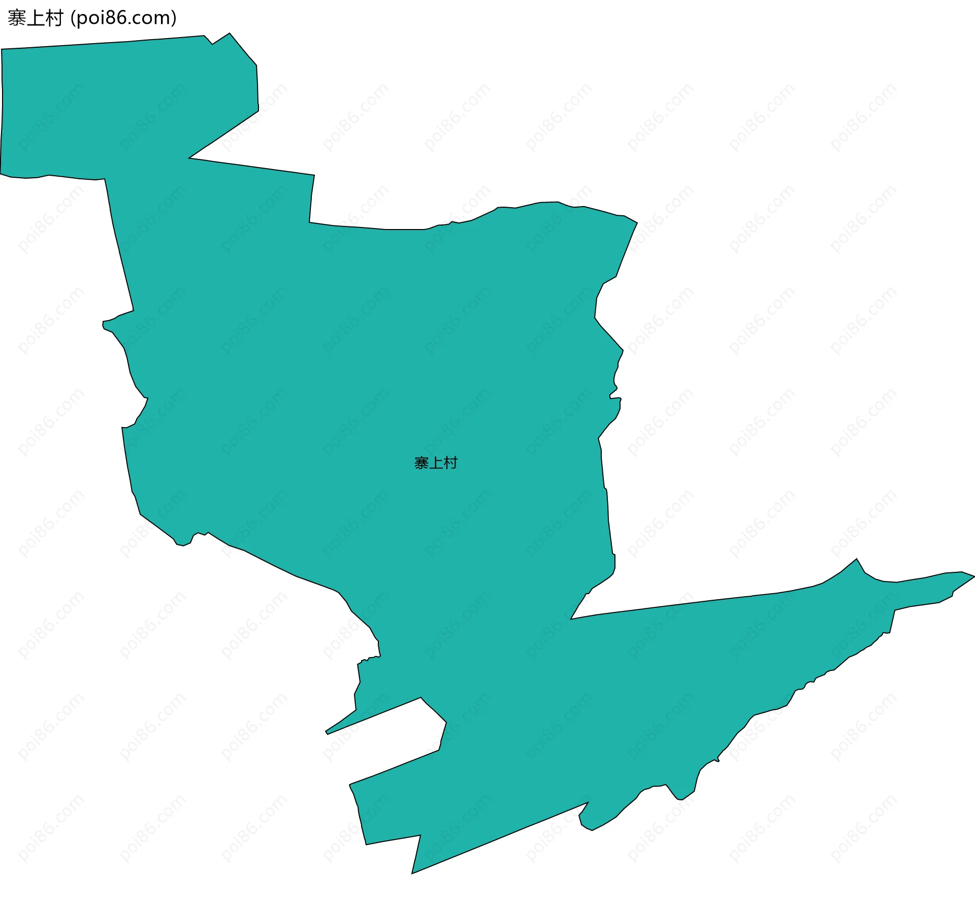 寨上村边界地图