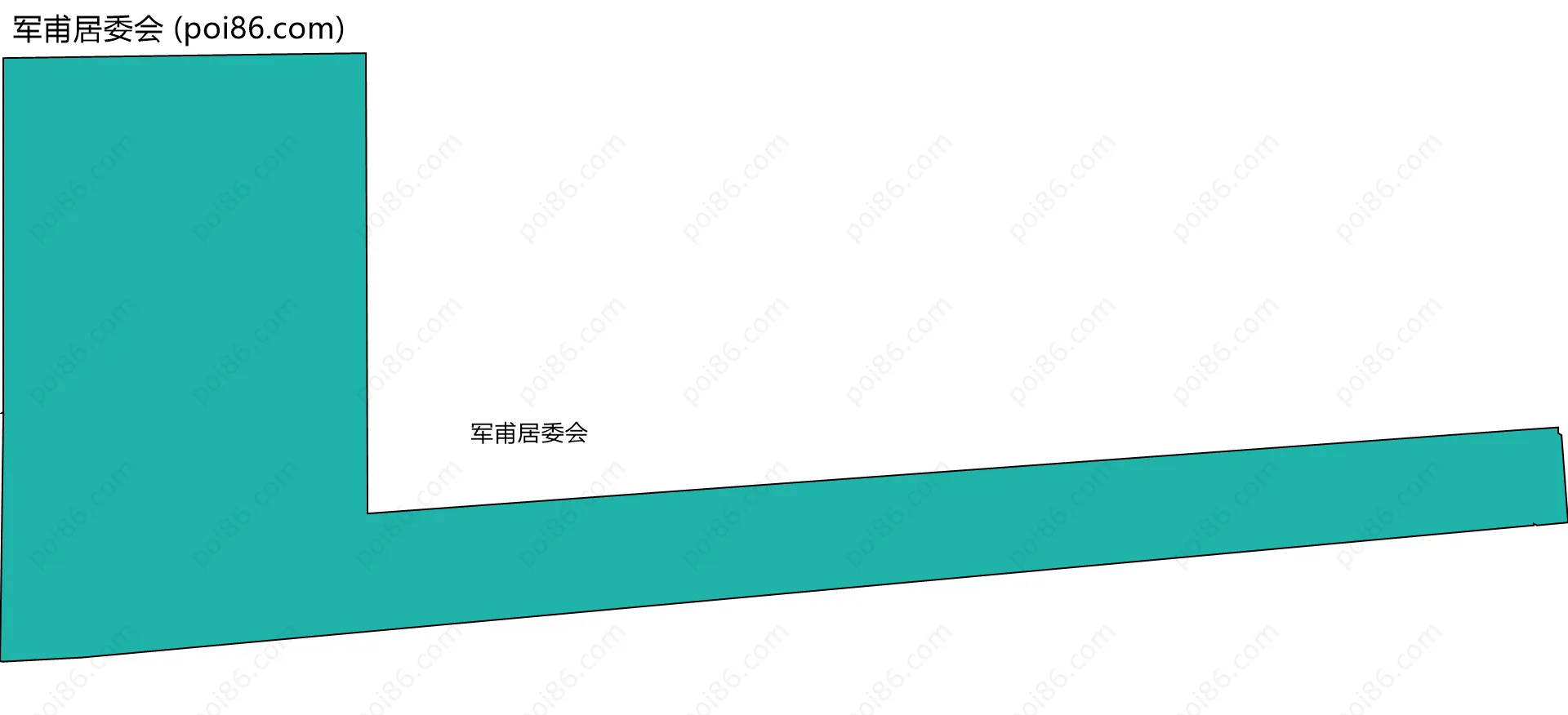 军甫居委会边界地图