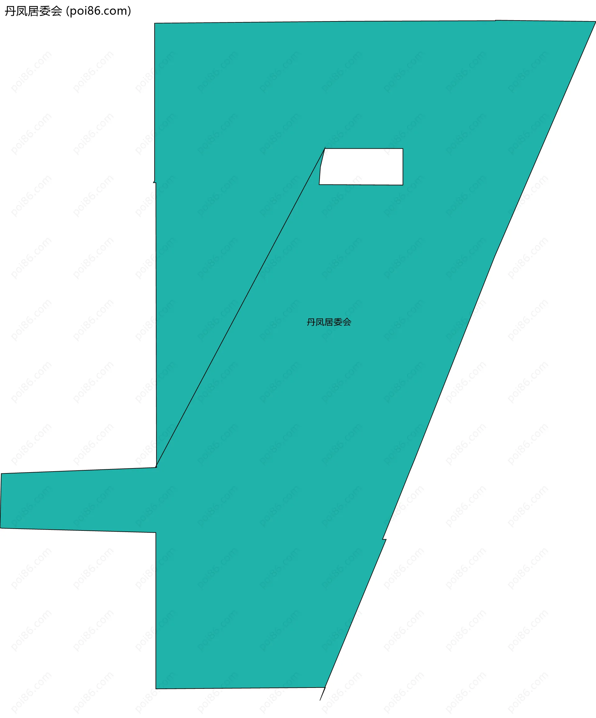 丹凤居委会边界地图