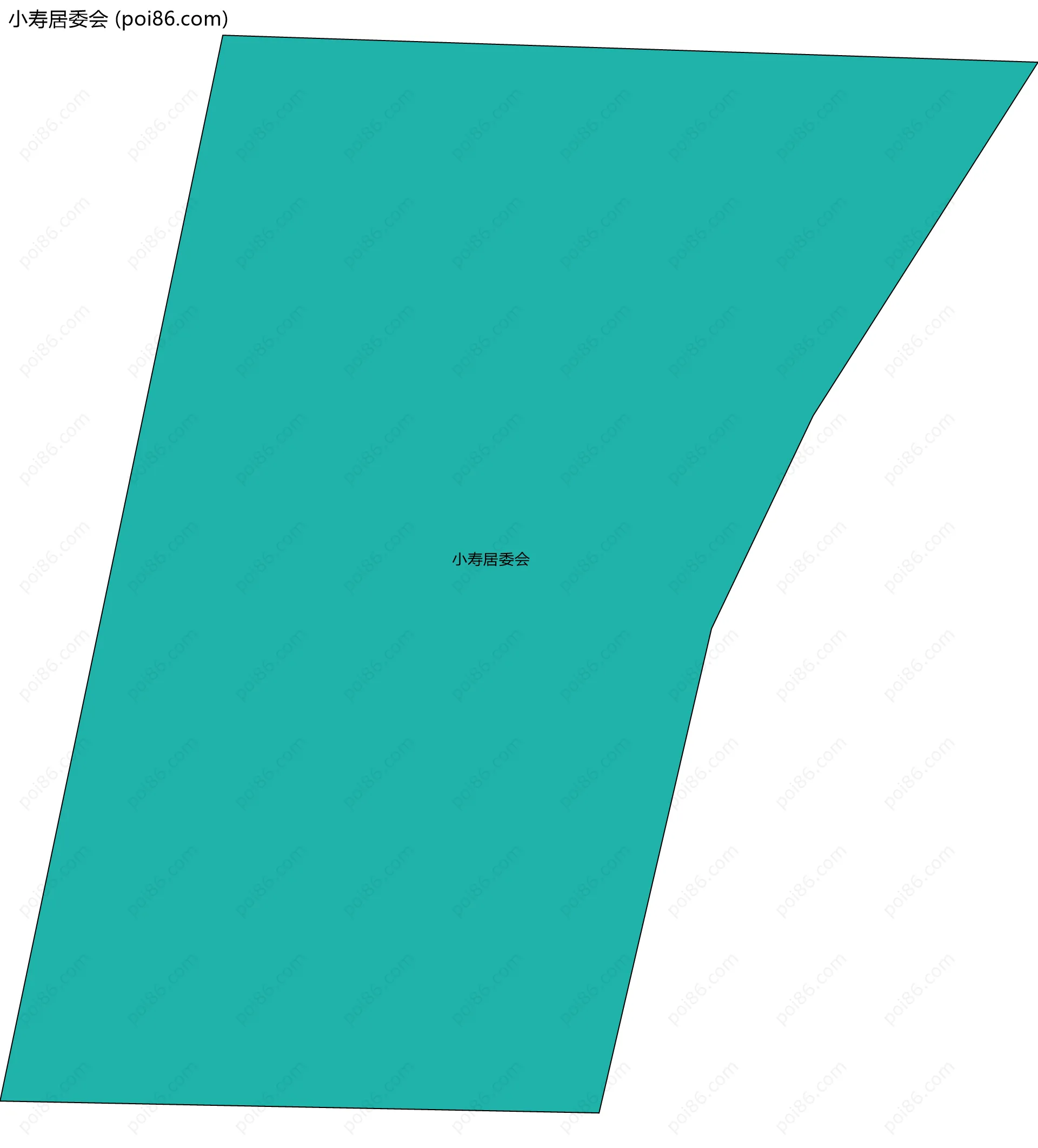 小寿居委会边界地图