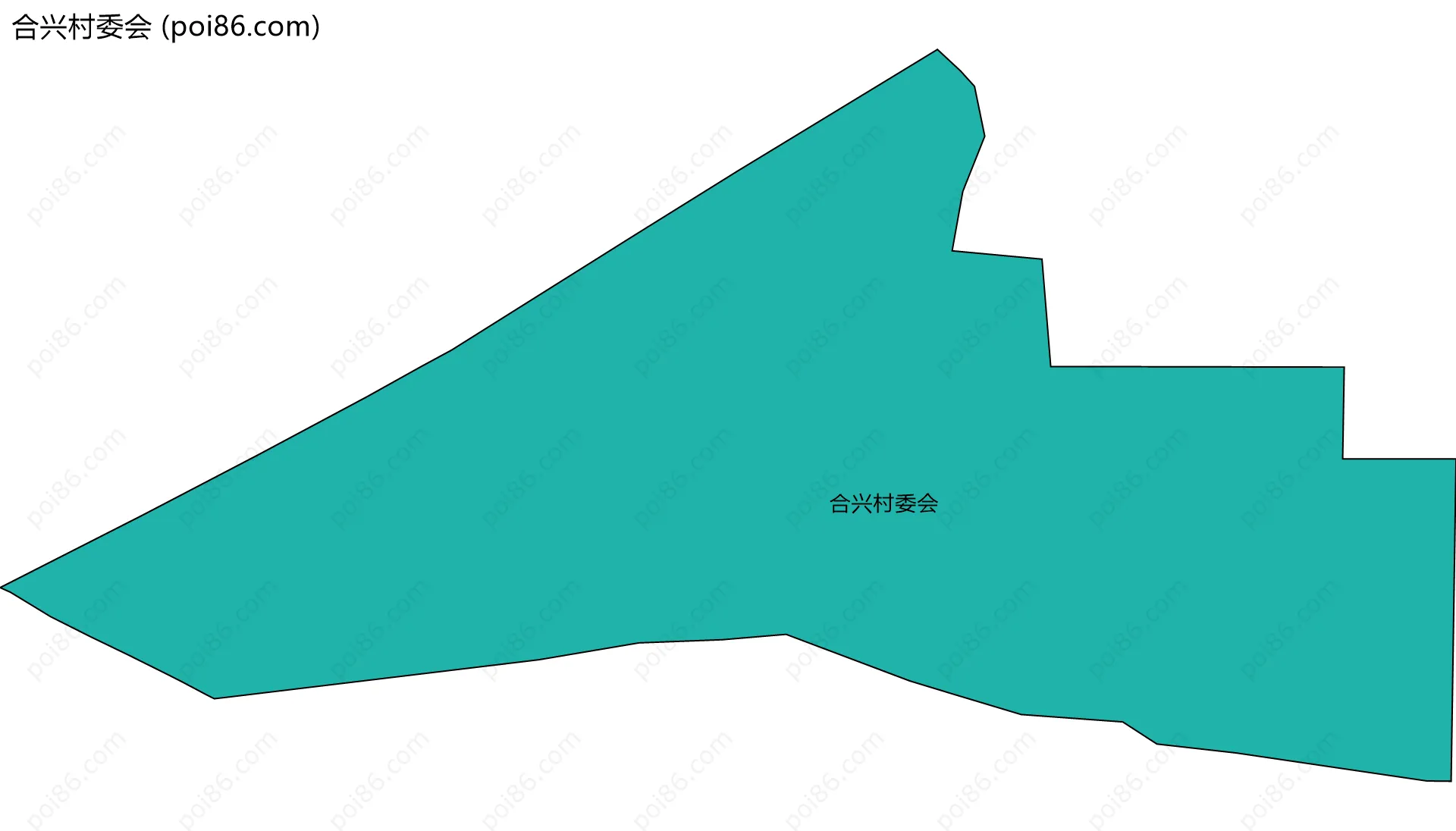 合兴村委会边界地图