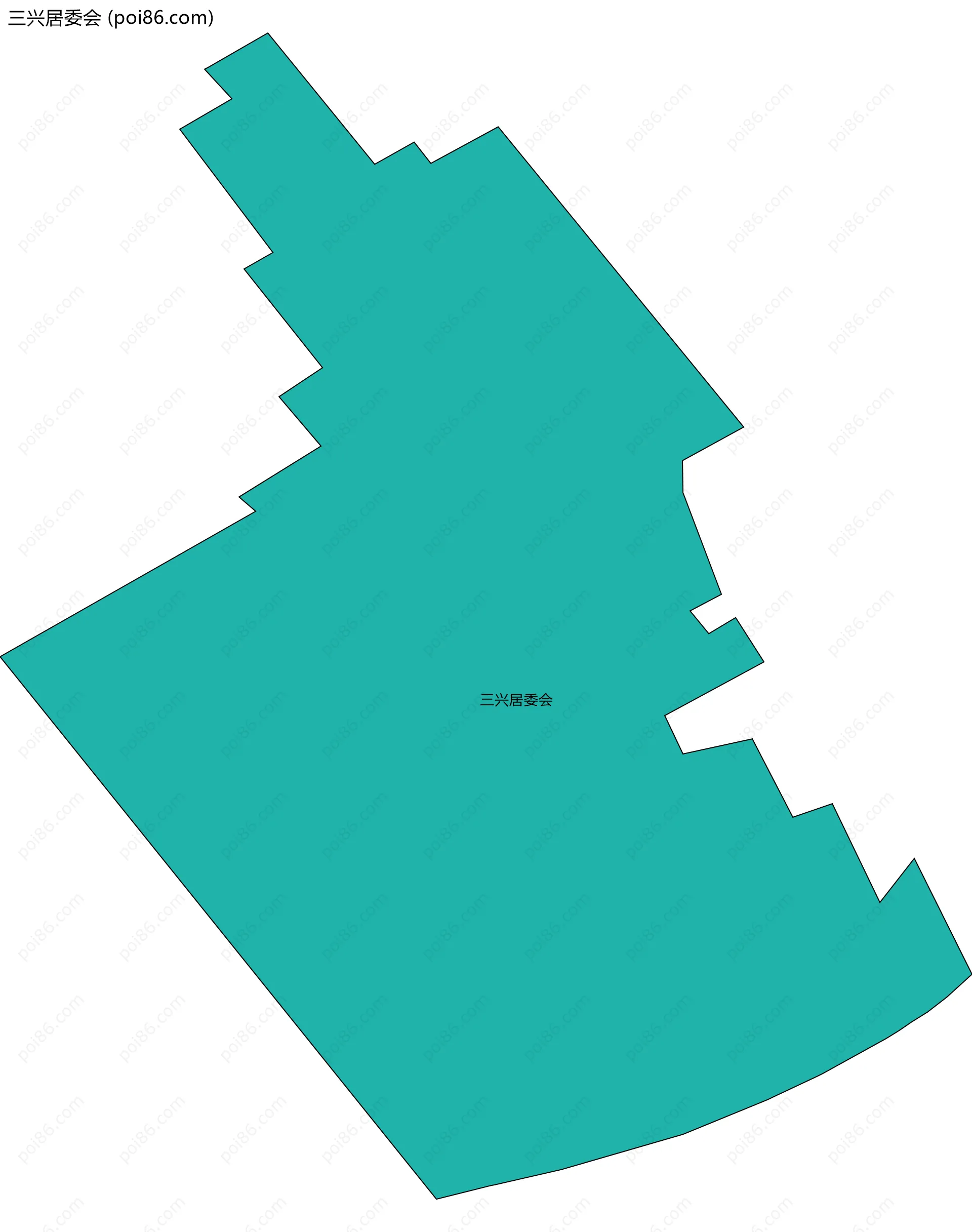 三兴居委会边界地图