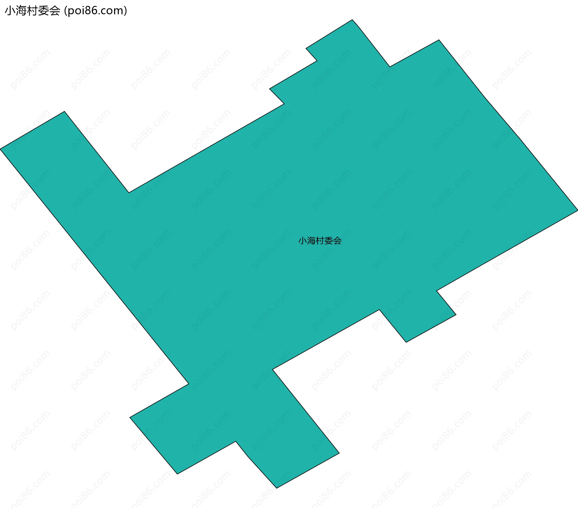 小海村委会边界地图
