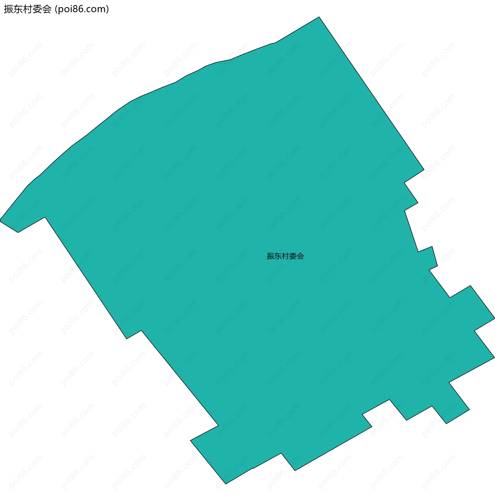 振东村委会边界地图