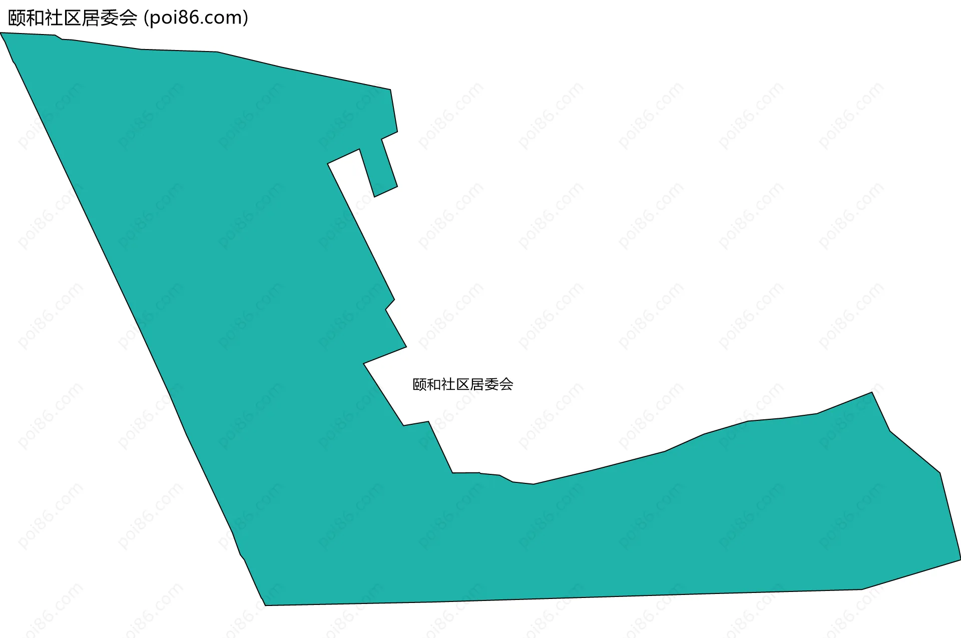 颐和社区居委会边界地图