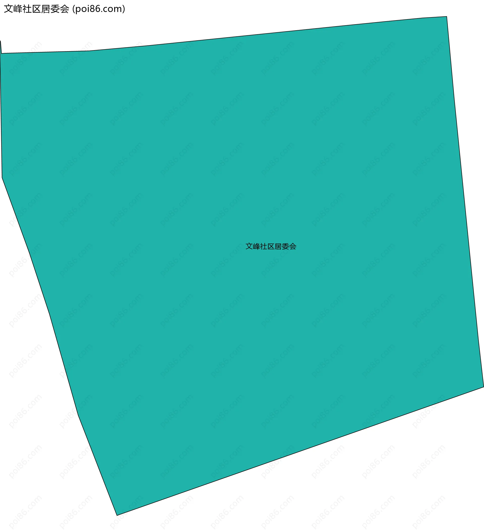 文峰社区居委会边界地图