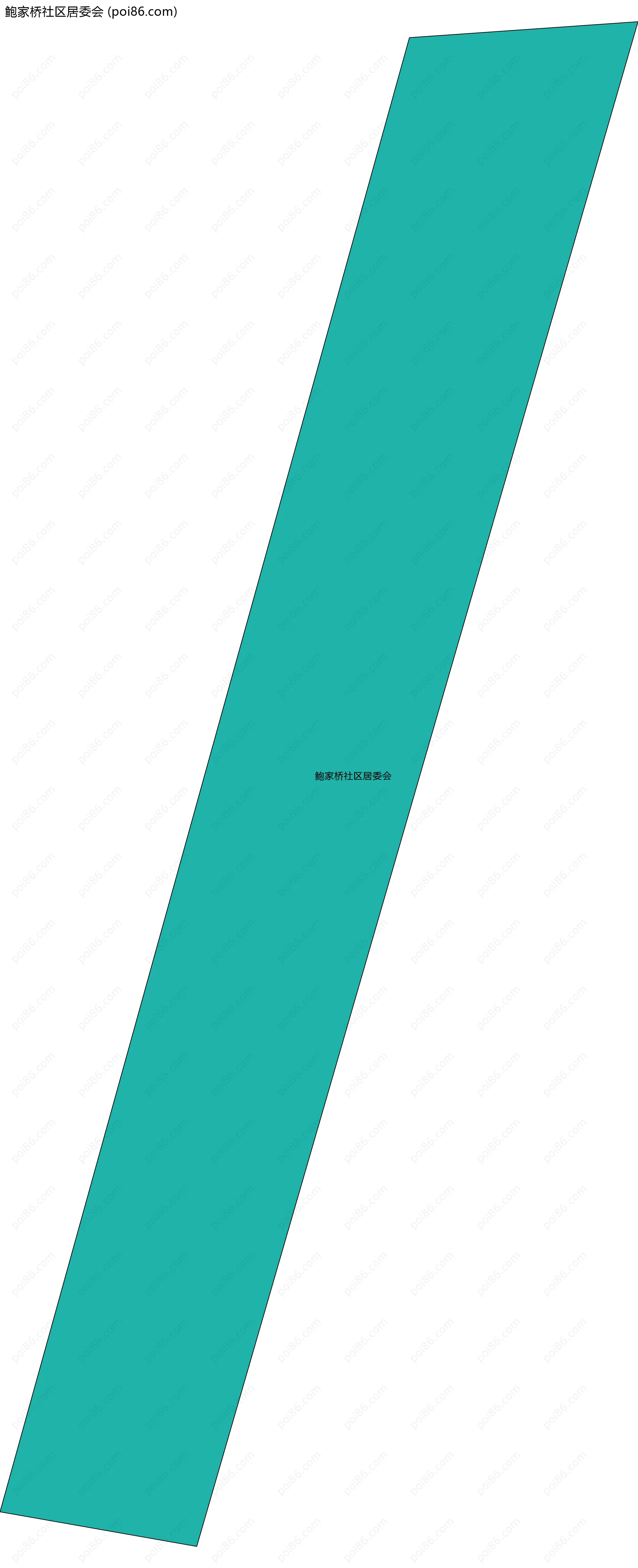 鲍家桥社区居委会边界地图