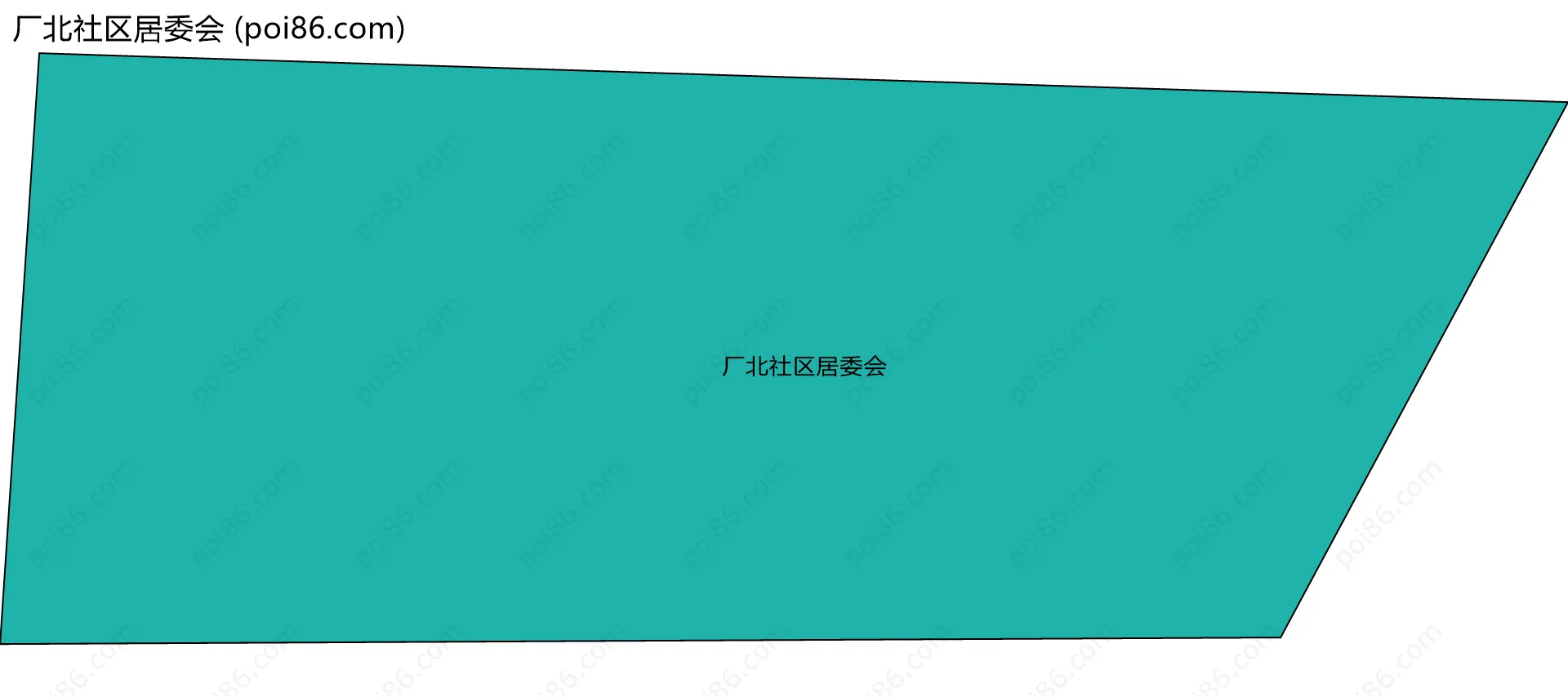 厂北社区居委会边界地图