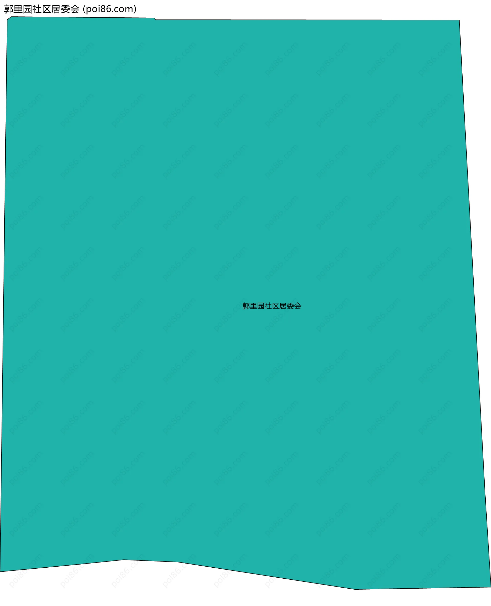 郭里园社区居委会边界地图