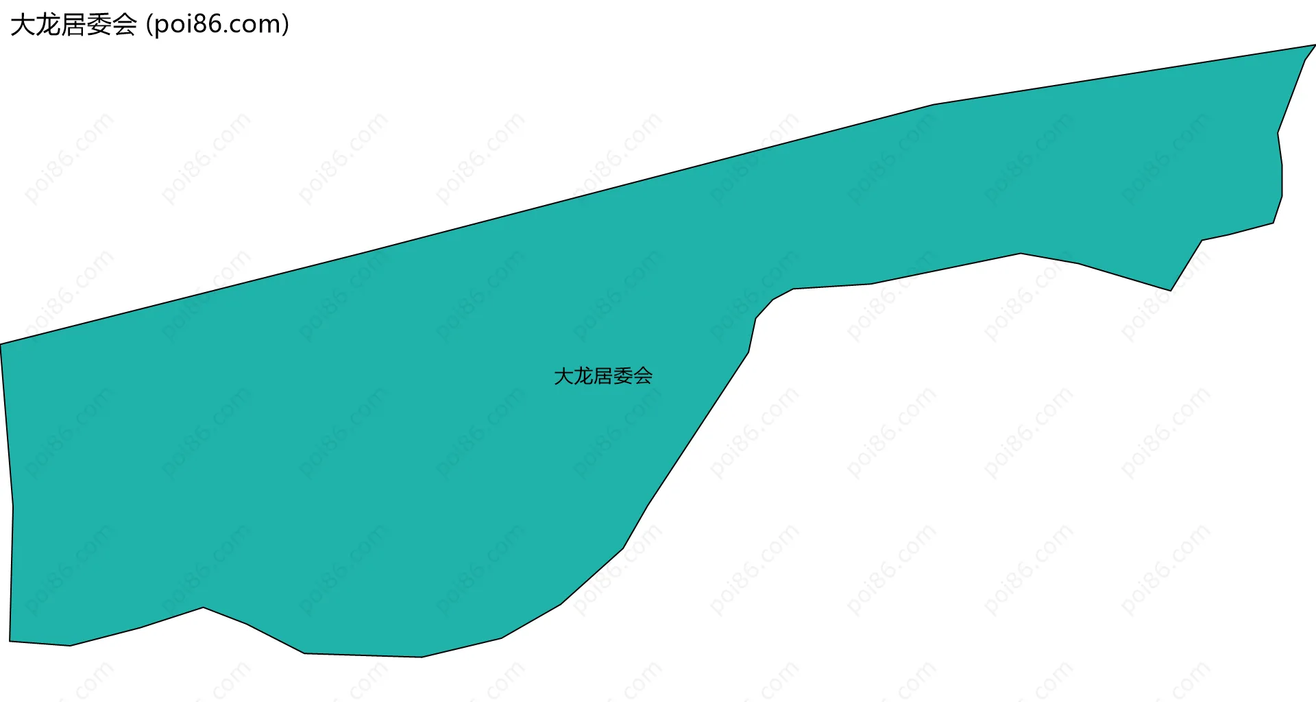 大龙居委会边界地图