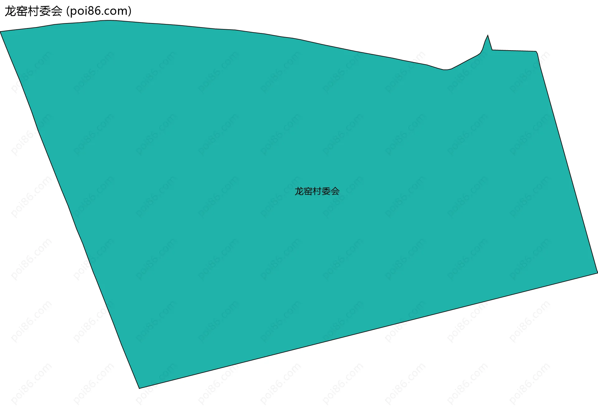 龙窑村委会边界地图