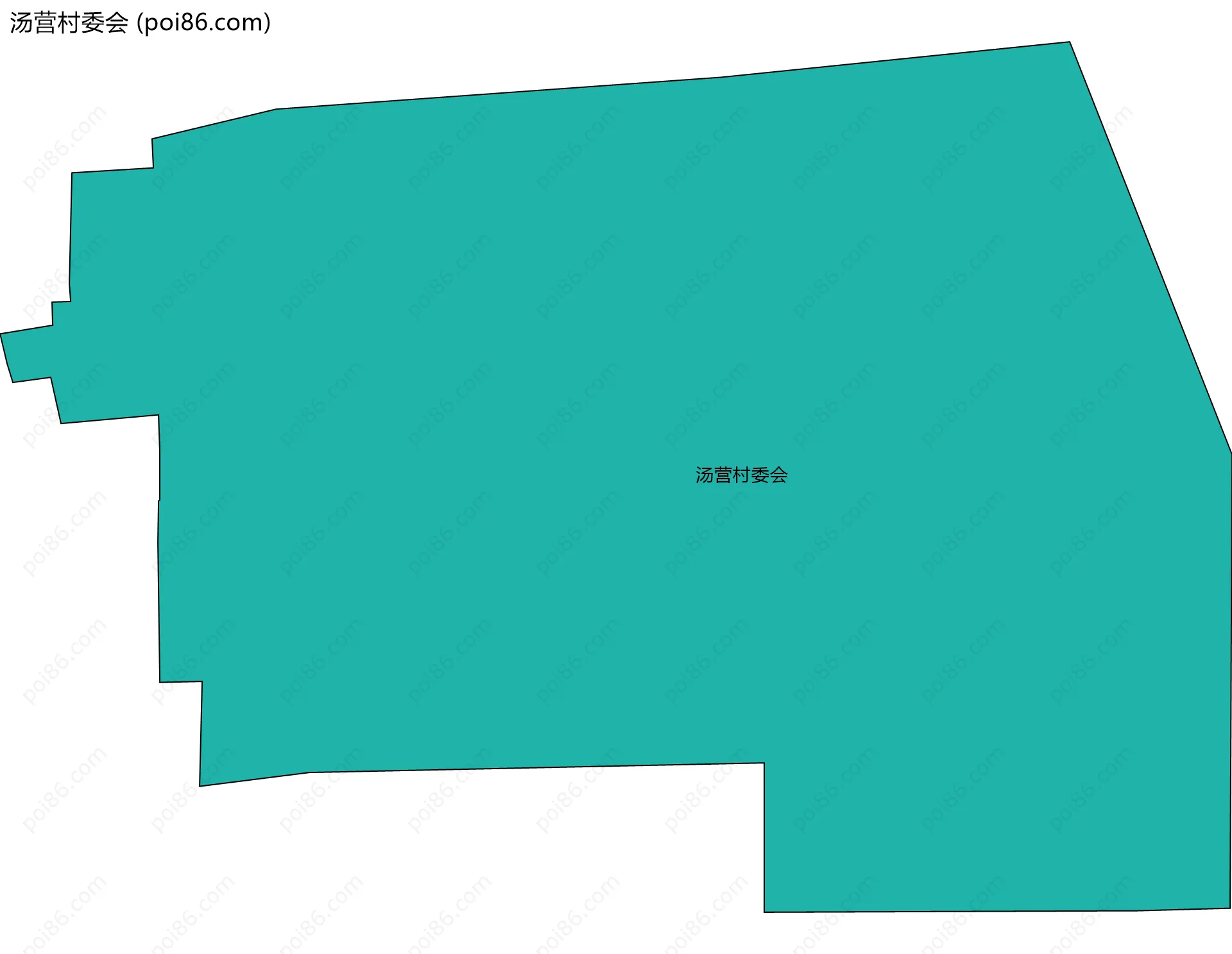 汤营村委会边界地图