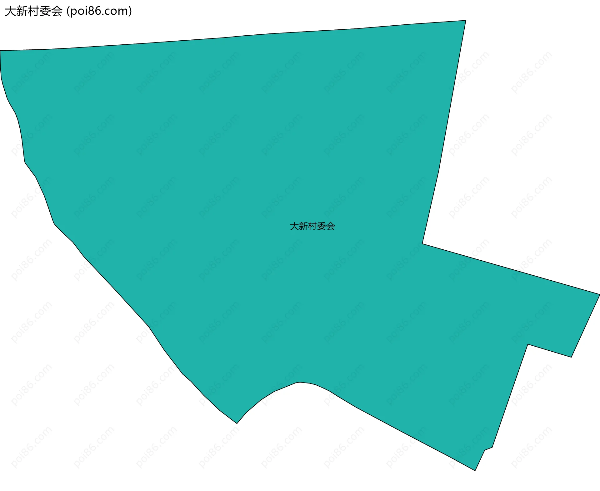 大新村委会边界地图