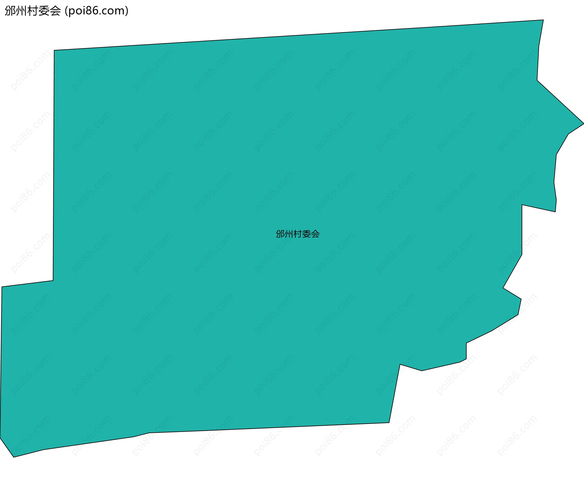 邠州村委会边界地图