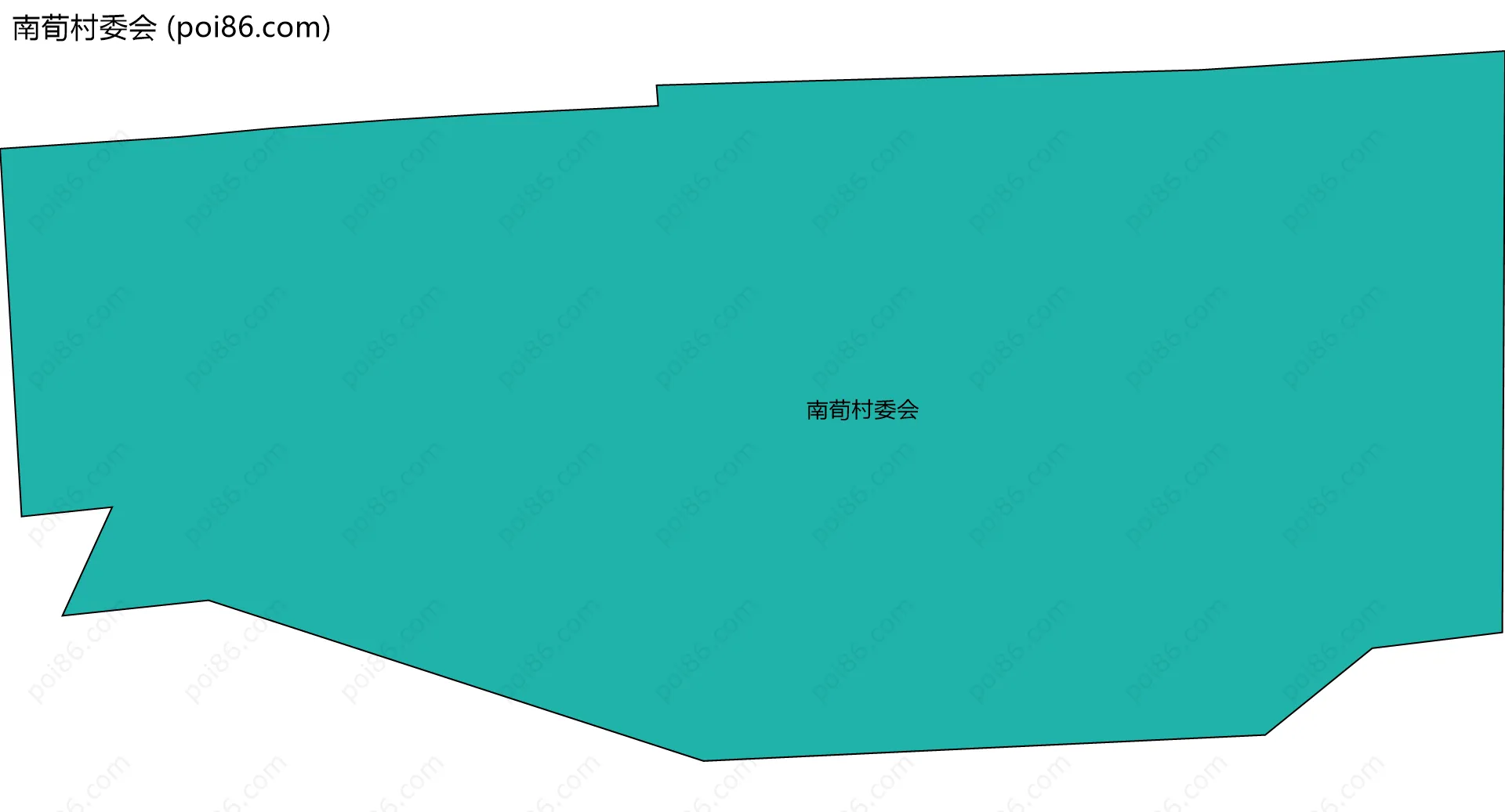 南荀村委会边界地图