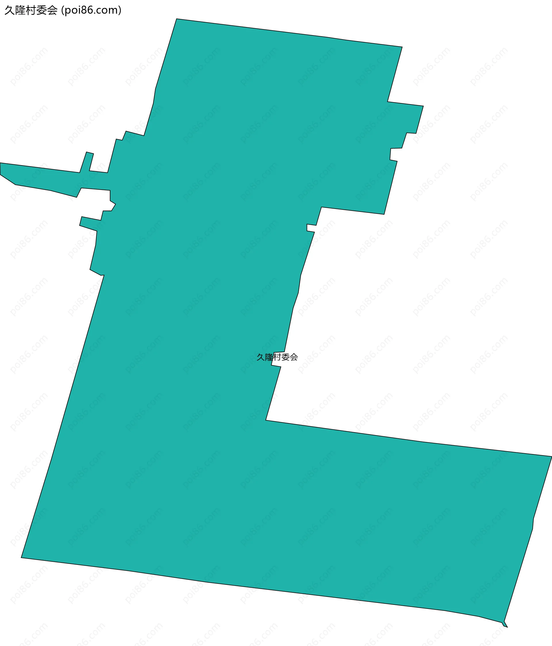 久隆村委会边界地图