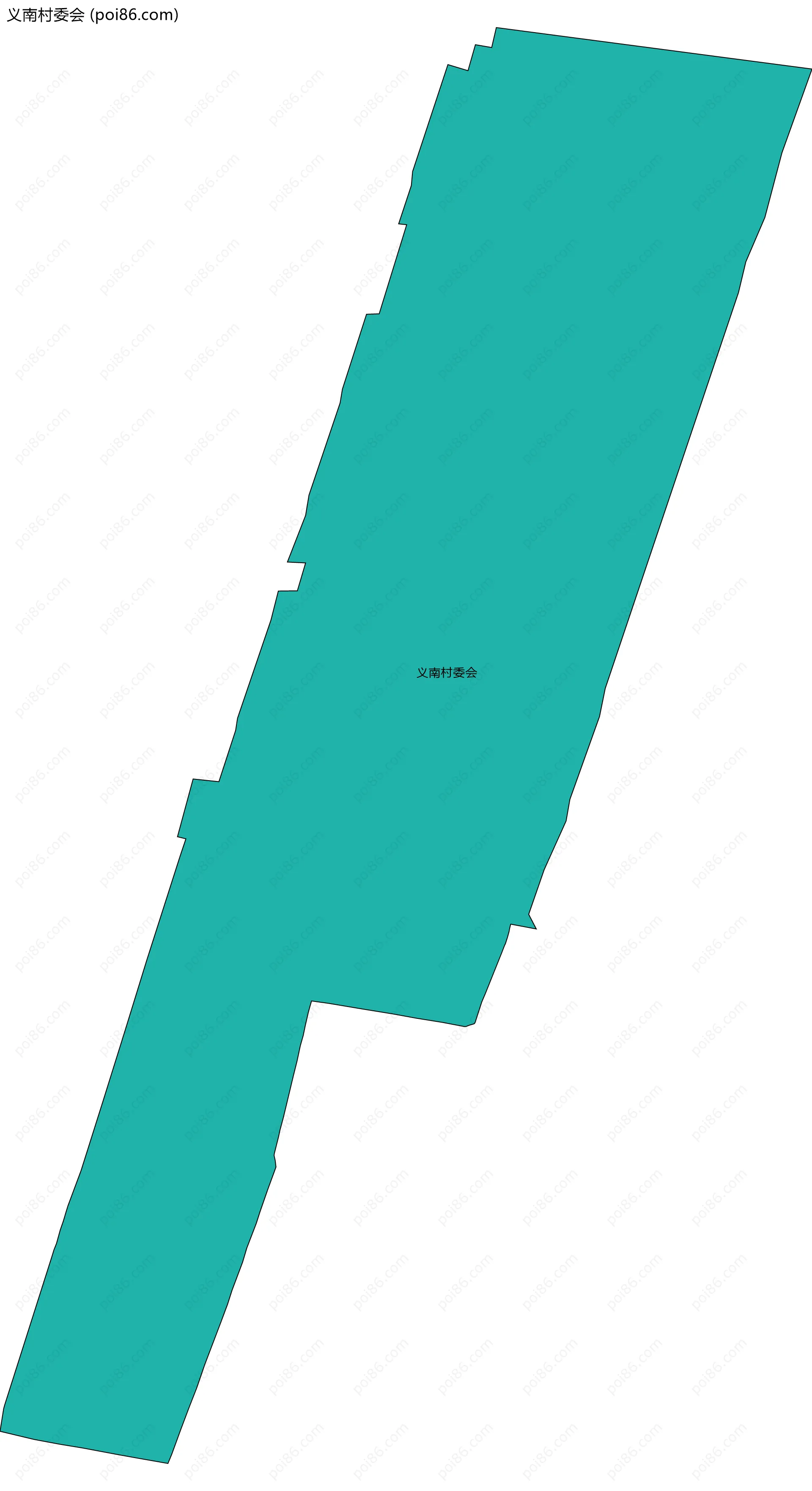 义南村委会边界地图