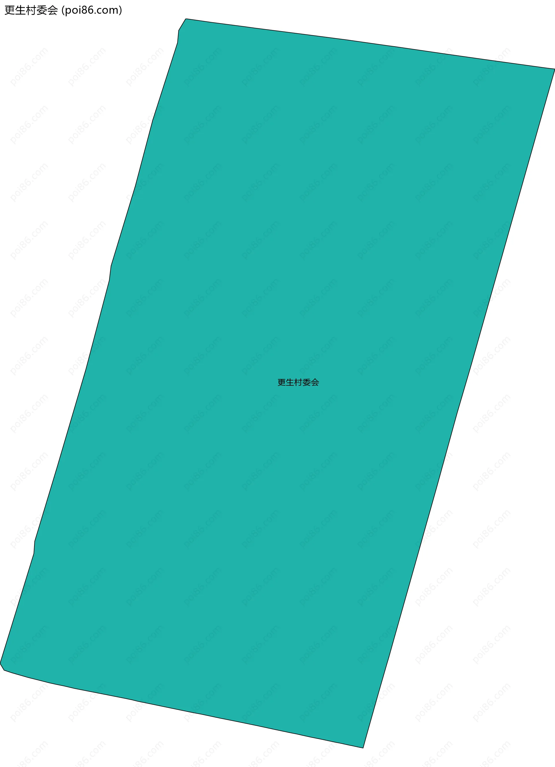 更生村委会边界地图