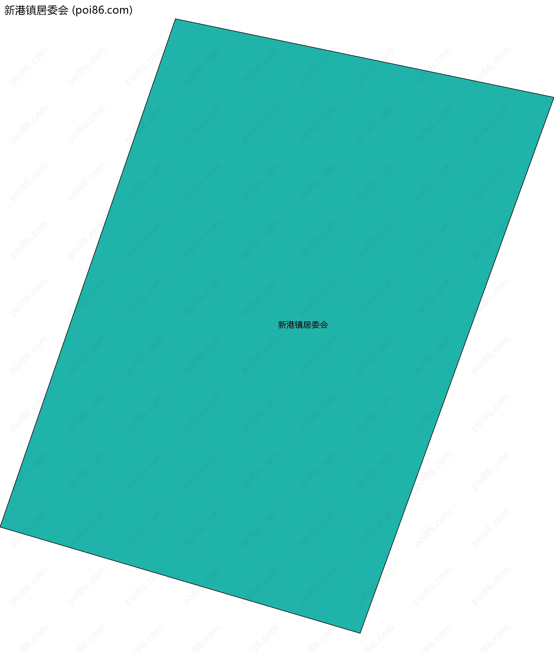 新港镇居委会边界地图