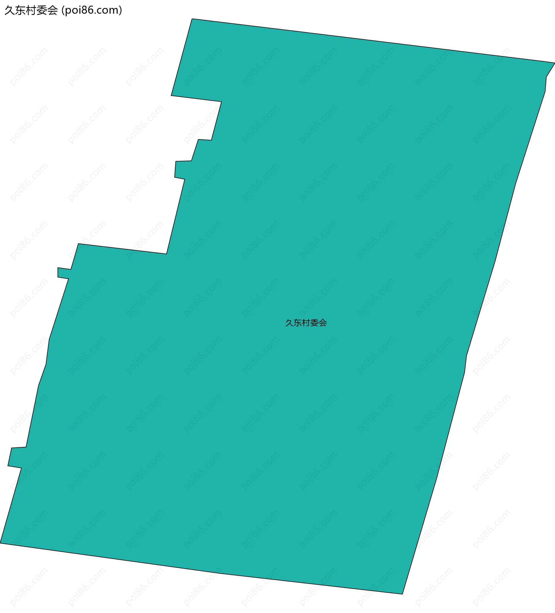 久东村委会边界地图