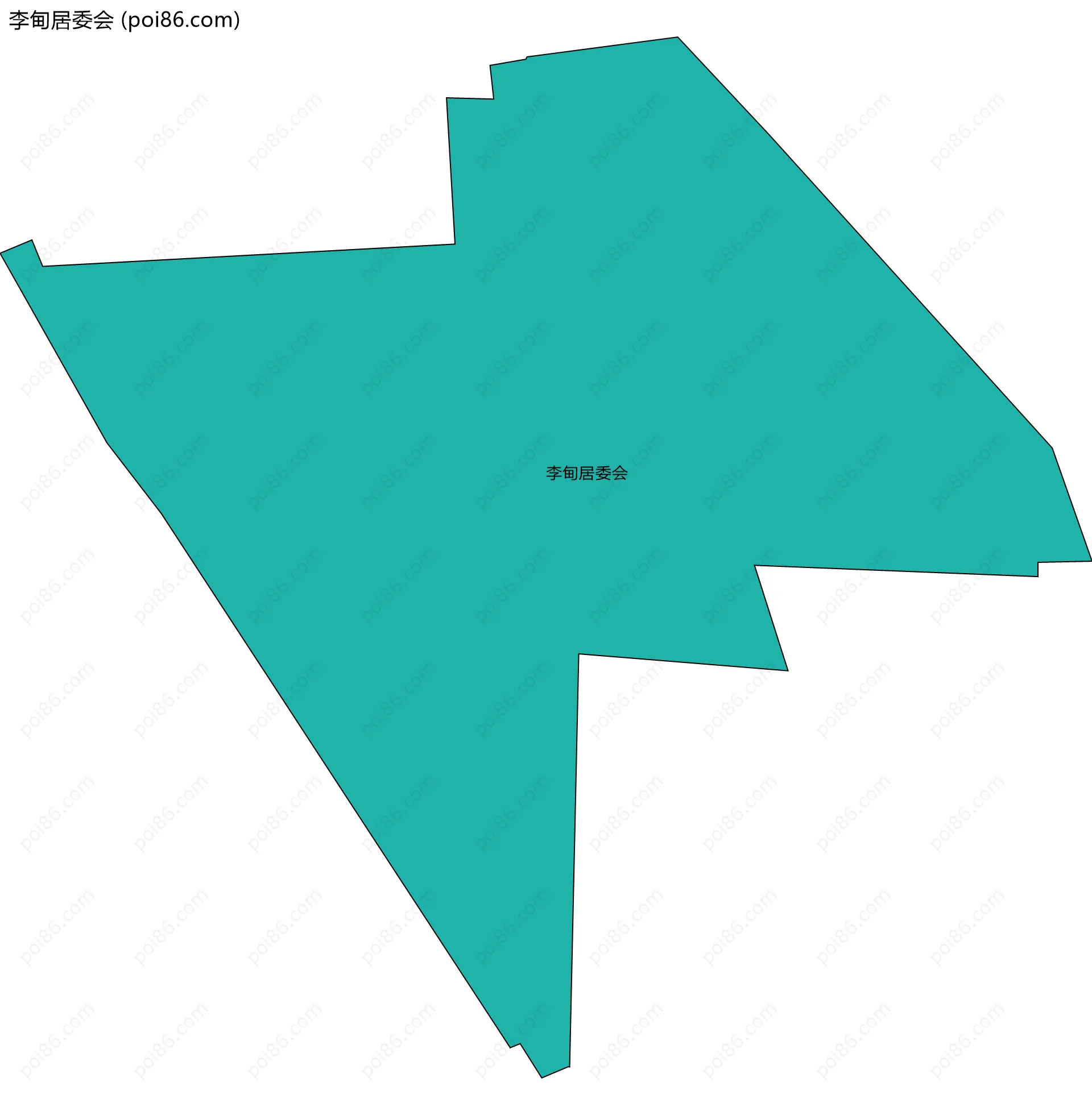 李甸居委会边界地图