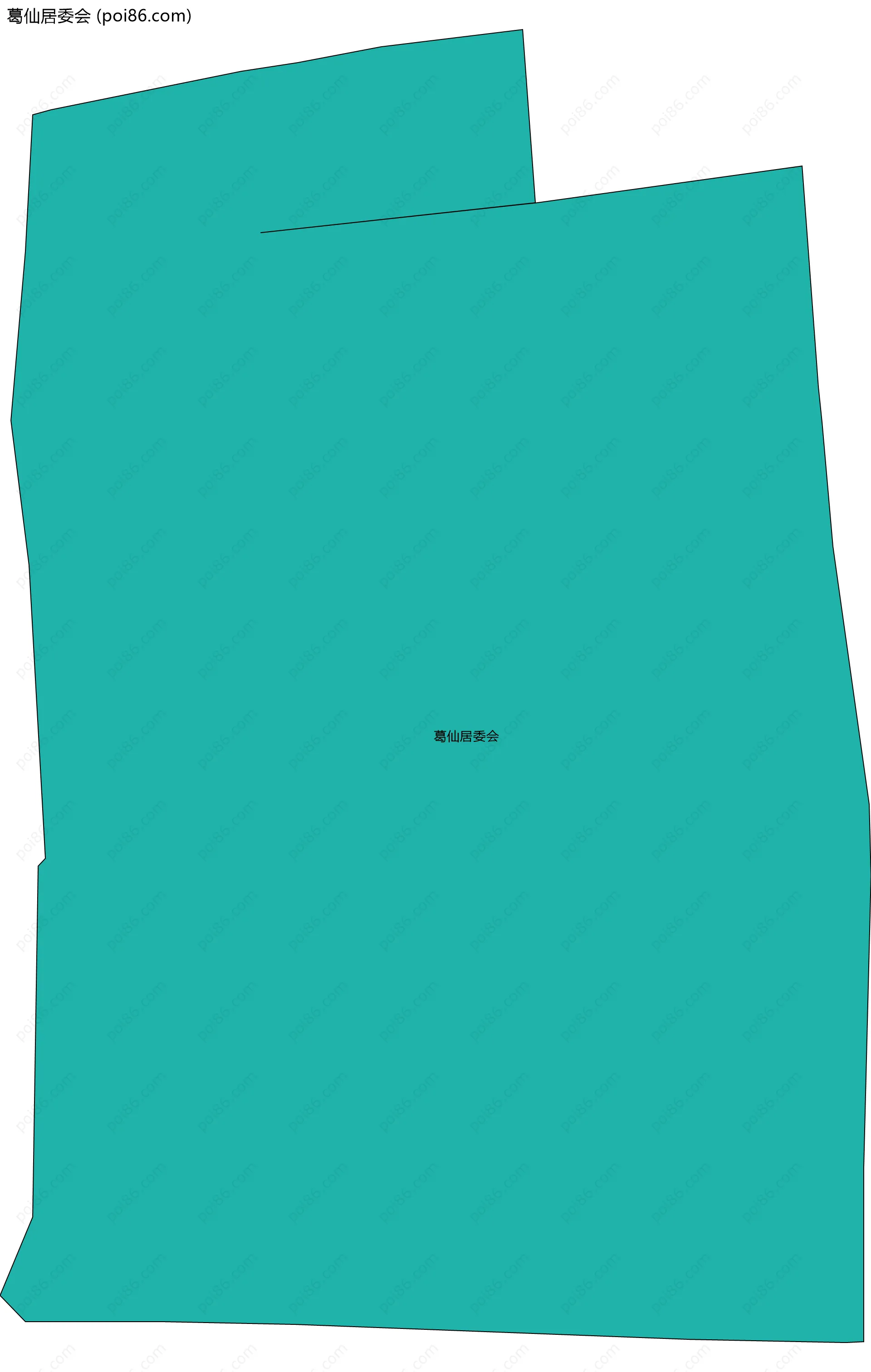 葛仙居委会边界地图