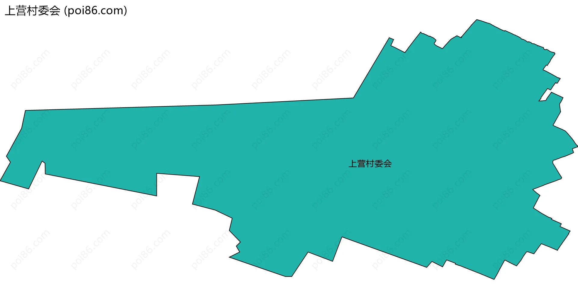 上营村委会边界地图