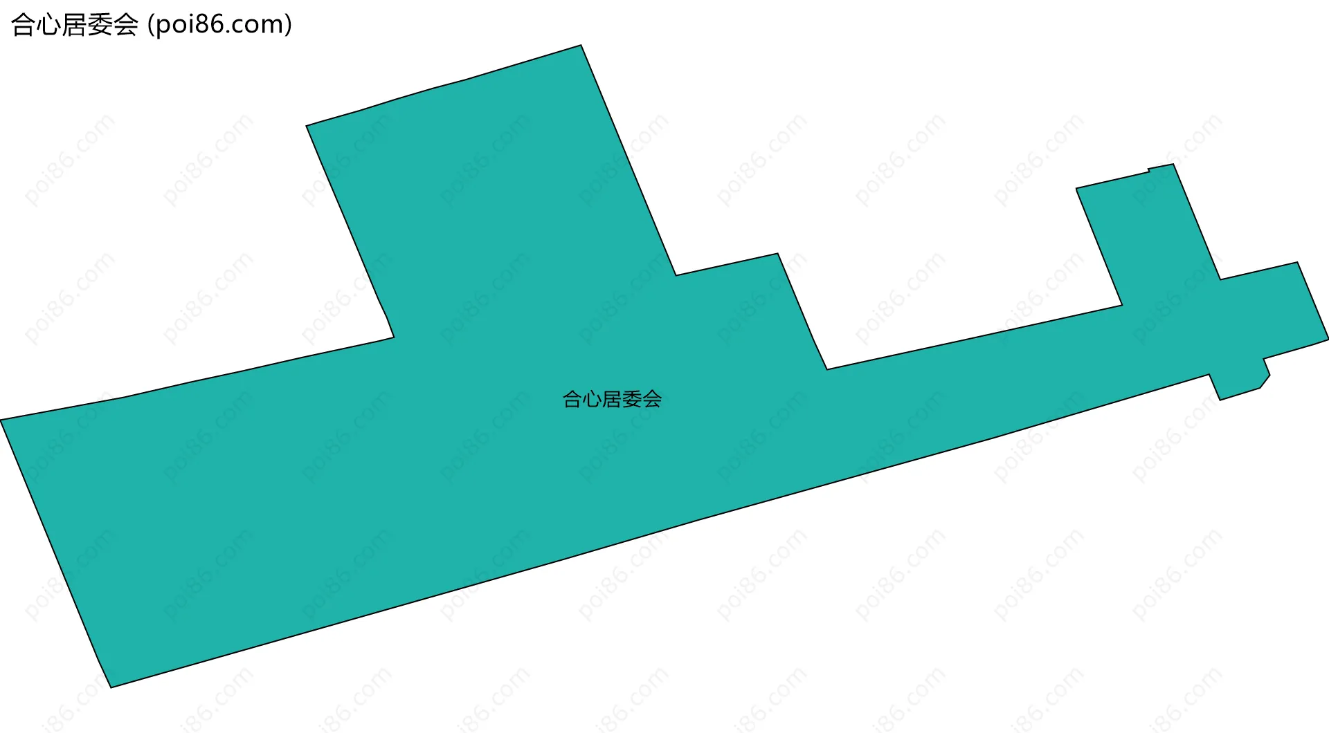 合心居委会边界地图