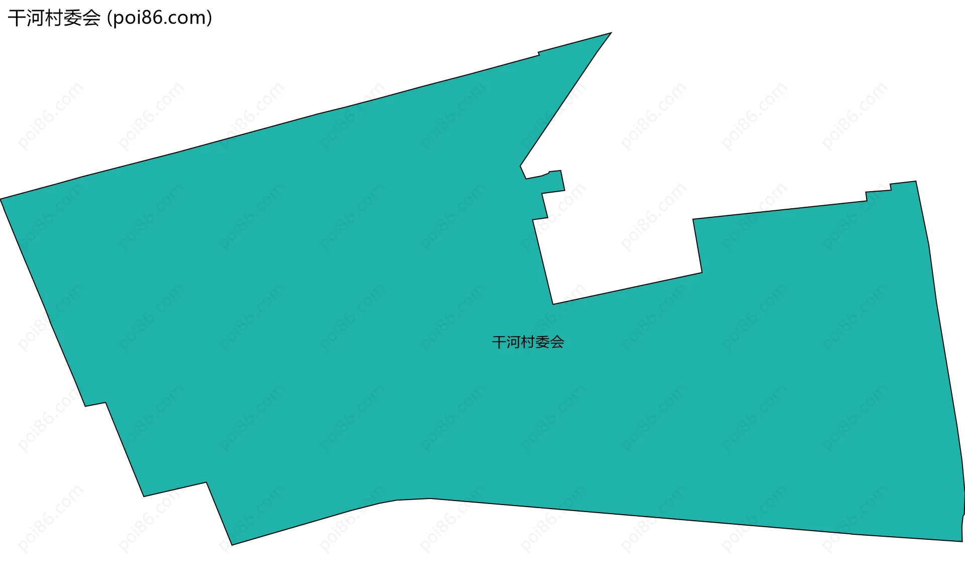 干河村委会边界地图